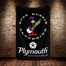 Plymouth Road Runner Superbird Garage Racing Banner Flag Wall Hanging 3ft X 2ft