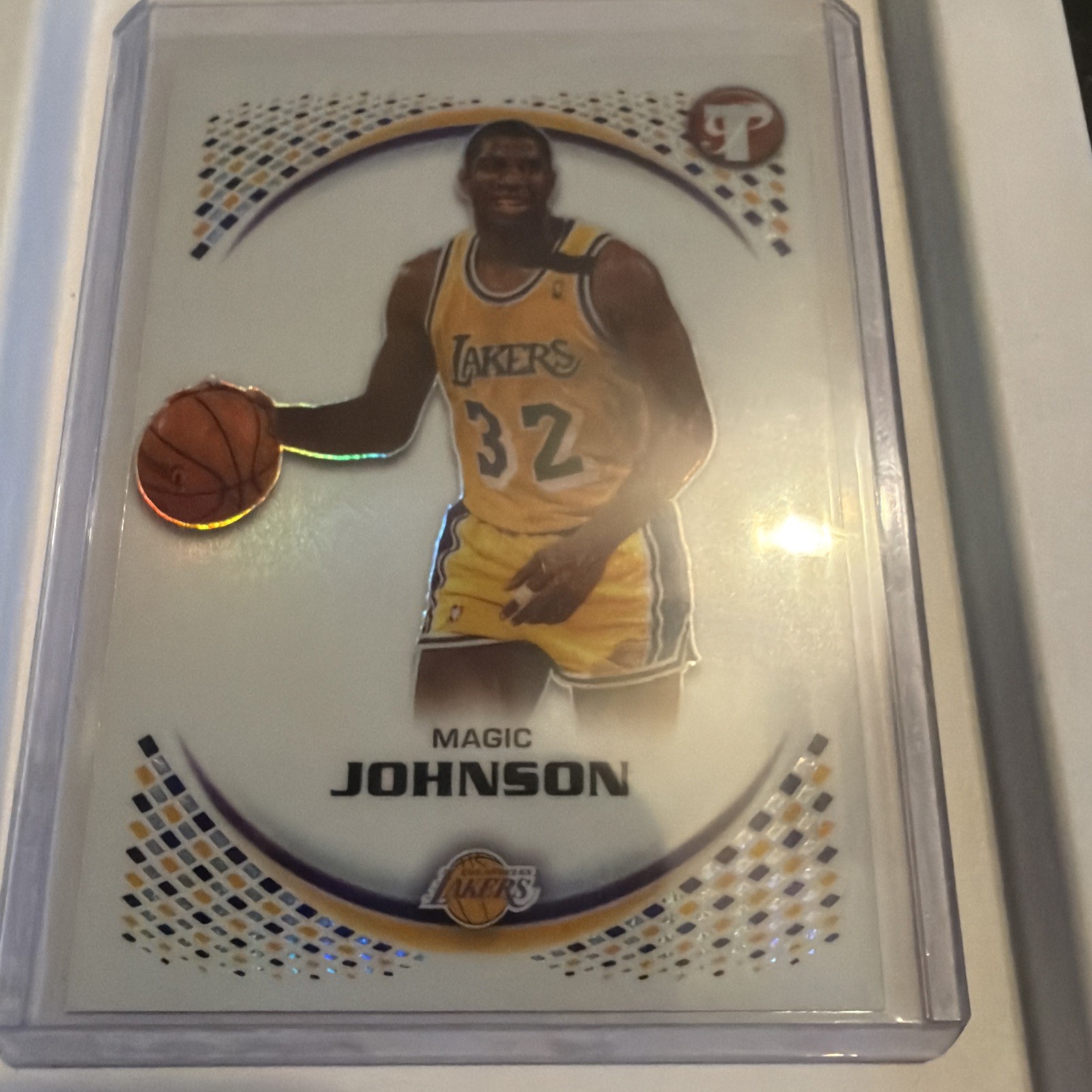 2025-26 Topps Pristine MAGIC JOHNSON Refractor #92 Los Angeles Lakers