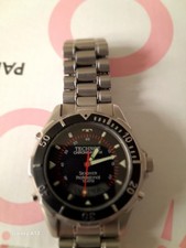 Mens Technos Chronoalarm Skydiver Professional 150 Warter Protected Dive Watch