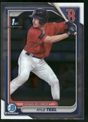 #ad #ad 2024 Bowman #BCP 48 Kyle Teel Chrome Prospects $1.75
