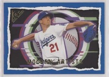 2020 Topps Gallery Modern Artists Blue 68/99 Walker Buehler #MP-20 3f4