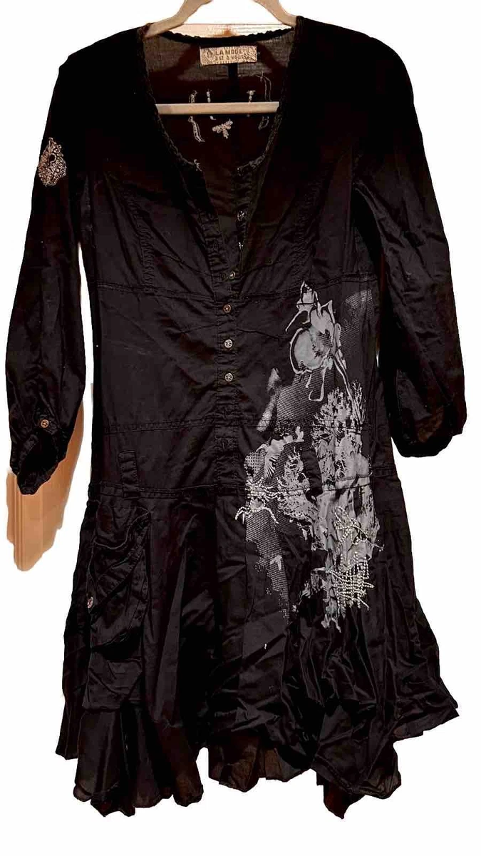 Robe Longue Modèle Glasgow - Marque La Mode Est à Vous - Taille 40 - Noir - Coton/polyester - Neuf Sans étiquette PROMO