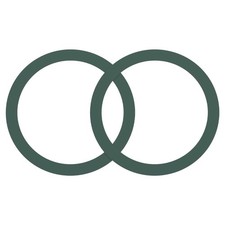 2Pcs Magnetic Sticker Ring, Magnetic Adapter Ring, Green