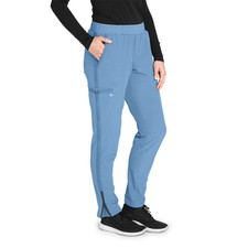 BARCO ONE WELLNESS CARGO SCRUB PANTS IN CIEL BLUE IN ALL SIZES STYLE BWP505 NWT