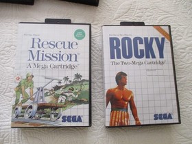 14 SEGA MASTER SYSTEM Games - Complete w/Manuals + Sega Posters - Tested