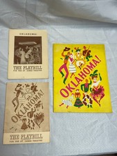 Oklahoma 1947 Playbill 1944 Playbill & Souvenir Books Magazine St. James Theatre