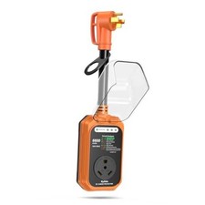 RV Surge Protector 50 Amp to 30 Amp Waterproof, RV Circuit 50/30 AMP Orange