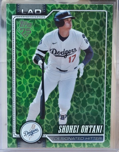 2026 Topps Series 1 Easter Holiday Green Leaf Foil Shohei Ohtani #200 LA Dodgers