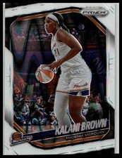 2025 Panini Prizm WNBA #55 Kalani Brown White Seismic Prizms