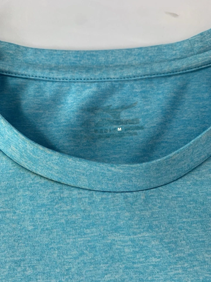 Camisa de correr Mizuno de secado rápido para mujer talla M color azul aguamarina Foto 4 de 4