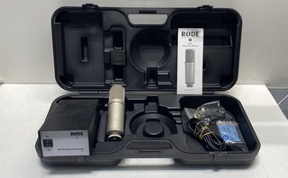 Rode NTK Tube Condenser Microphone With Power Supply Case For Parts