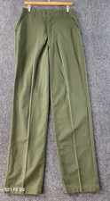 VTG 70'S Original US Military Trousers Utility OG-507 Pants 30x34 Durable Press