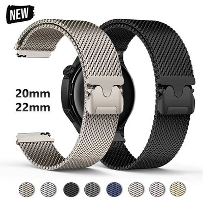 Für Samsung Galaxy Watch 7 FE 6 4 Classic 5 Pro 40/44 43/47mm Milanaise Armband