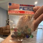 Vitro Agate Marbles In Original Bag Glass Marbles 20 pcs USA Lot 2 — photo 3