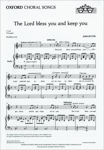 The Lord bless you and keep you by John Rutter NEW - Image 4