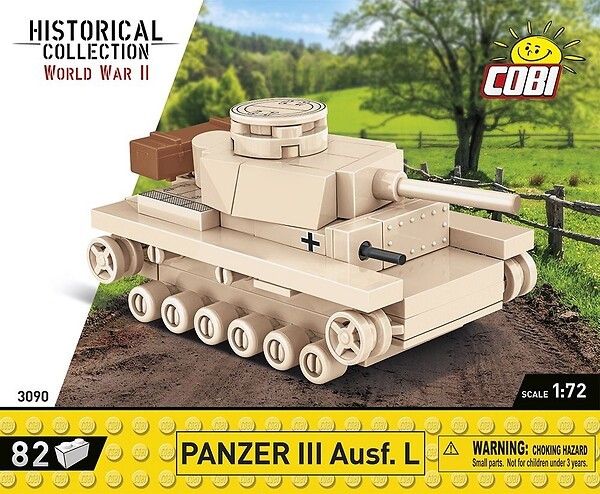 Cobi 3090 - 1/72 HC Panzer III Ausf.L - New