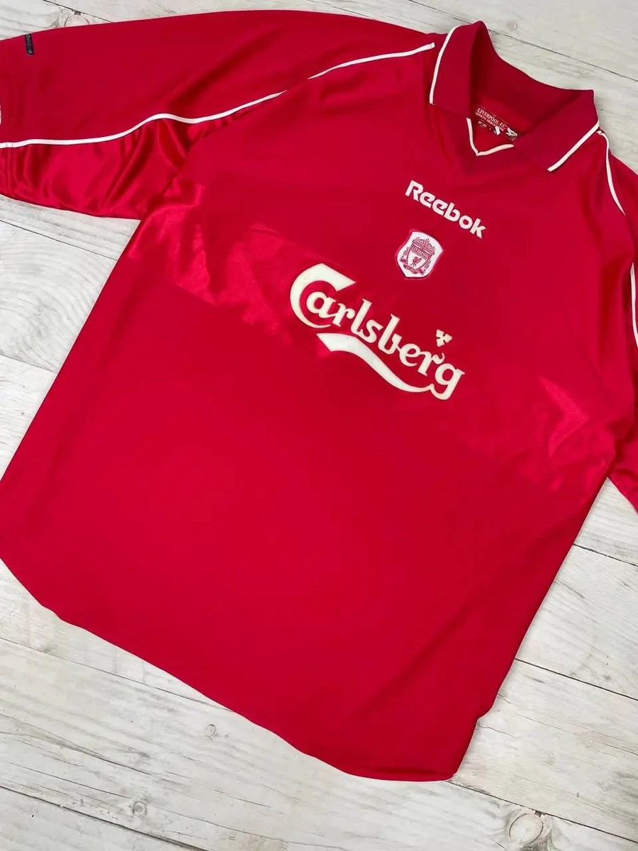 Vintage Reebok Liverpool 2000 2002 Home Shirt Soccer Jersey Men