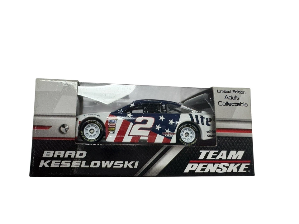 Brad Keselowski #2 Miller Lite 2018 Fusion Limited 1/64 NASCAR Diecast Action - Image 3 of 4