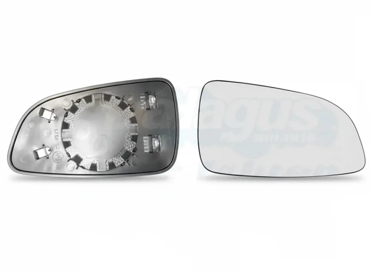 Mirror insert glass Right Convex 3745838 VAN WEZEL for OPEL ASTRA H Estate