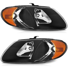 WEELMOTO Pair Headlights For 2001-2007 Dodge Grand Caravan/Chrysler Town&Country
