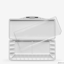 Studio Essentials Watertight Folding Palette Plastic 18 Well 27cm For Paint M...