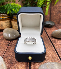 925 Sterling Silver Multi-Stone Sparkle Band Ring – Statement Ring