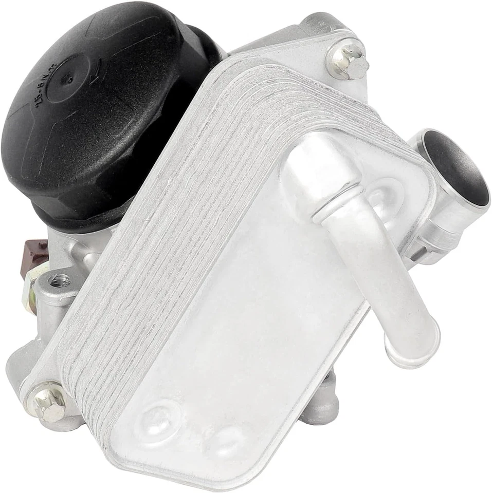 Conjunto de carcasa de filtro de aceite del motor con enfriador de aceite apto para BMW 328i 2011-2015 Foto 2 de 4