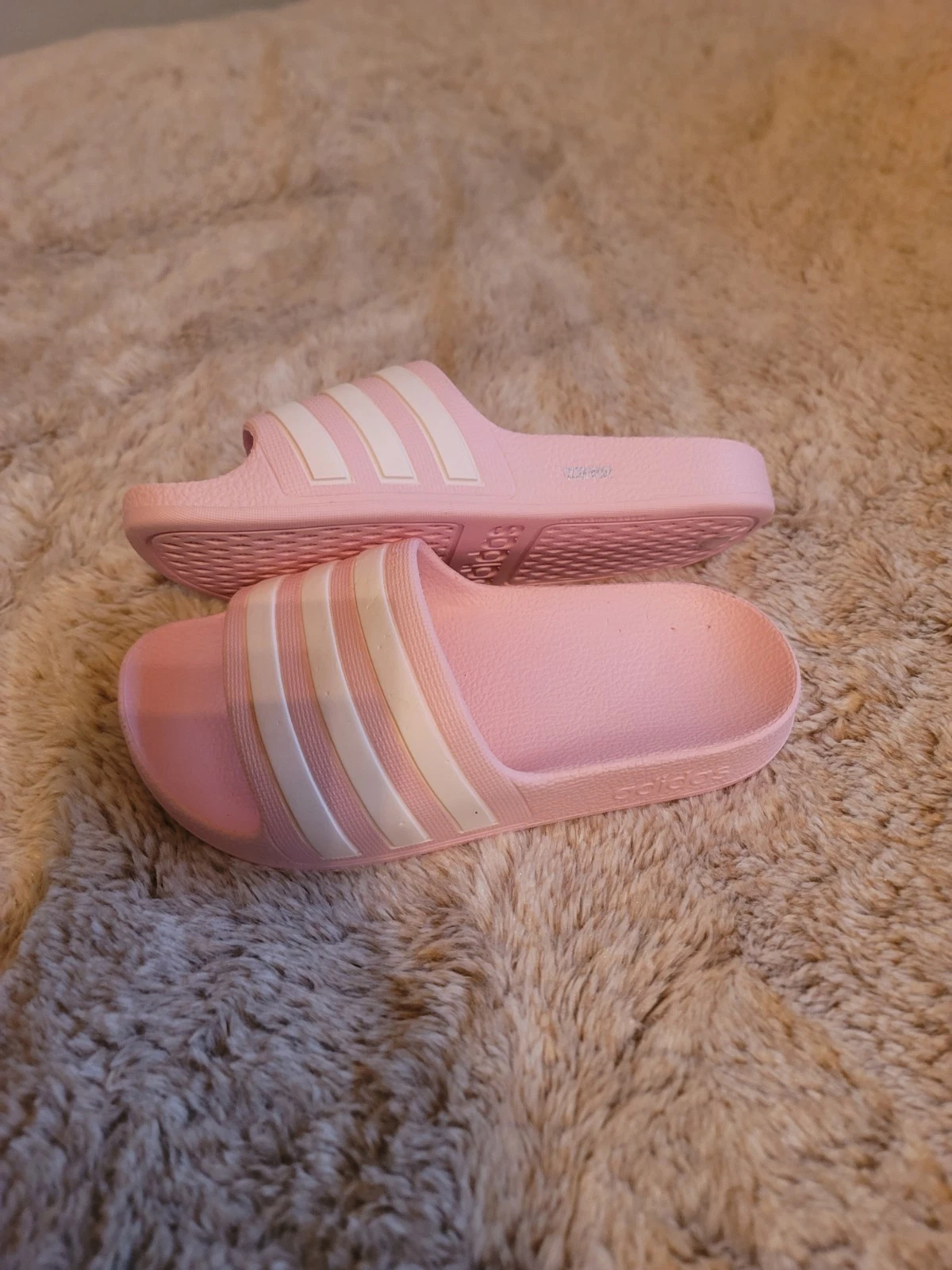 Sandali Adidas Slides rosa bianco bambina 11C