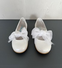 Angelitos Mädchen Kommunion Schuhe weiß Leder Gr.36