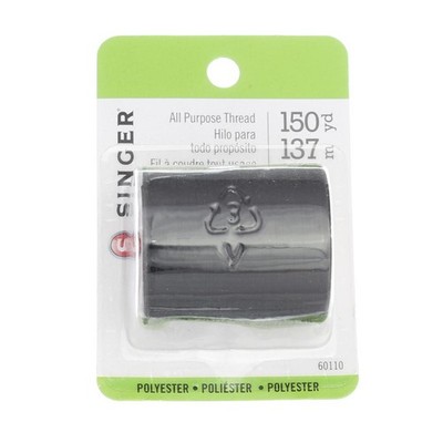 Singer Polyester All Purpose Thread, Black