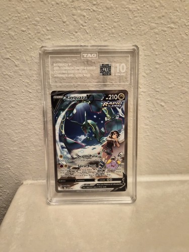 Rayquaza V graded TAG 10 for sale on eBay