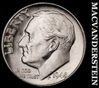 1948 Silver Roosevelt Dime - Choice Gem Brilliant Unc  Lustrous  #i986