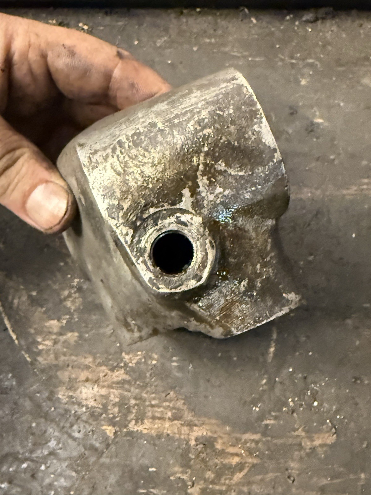 Harley Davidson OEM Knucklehead Rocker Box Rear Housing Cover DATED B-6 ...