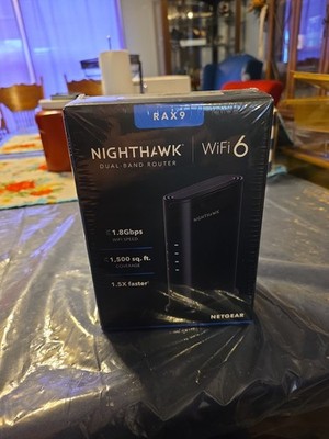 NETGEAR Nighthawk Dual-Band Router RAX9-100PAS Factory Sealed Box 