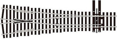 Peco Code 83 #4 Wye Turnout Electrofrog - Model Train Track - HO Scale