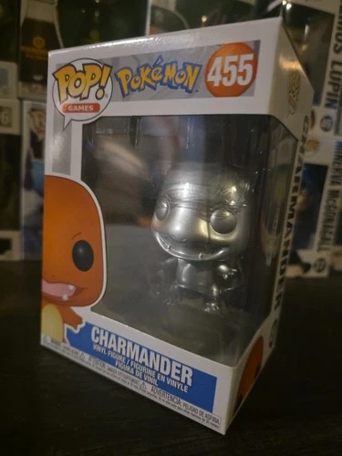 Funko Pop! Vinyl: Pokémon - Charmander (Silver) (Metallic) #455