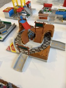 Nine Mostly Complete Micro Machine Highways & Byways Sets W/ Storage Container
