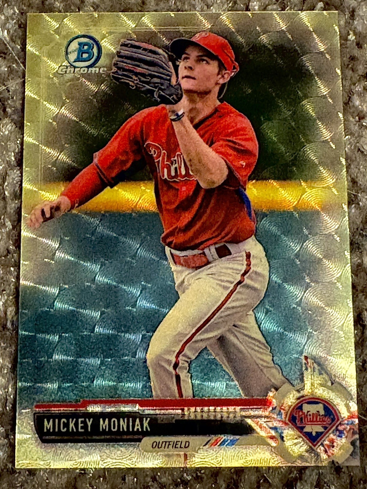 2017 Bowman Chrome MINI Rc Rookie MICKEY MONIAK TRUE 1/1 SUPERFRACTOR 1 of 1