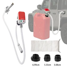 Battery Powered Electric Fuel Transfer Pump 2.4 GPM For Gas Oil Water Liquid