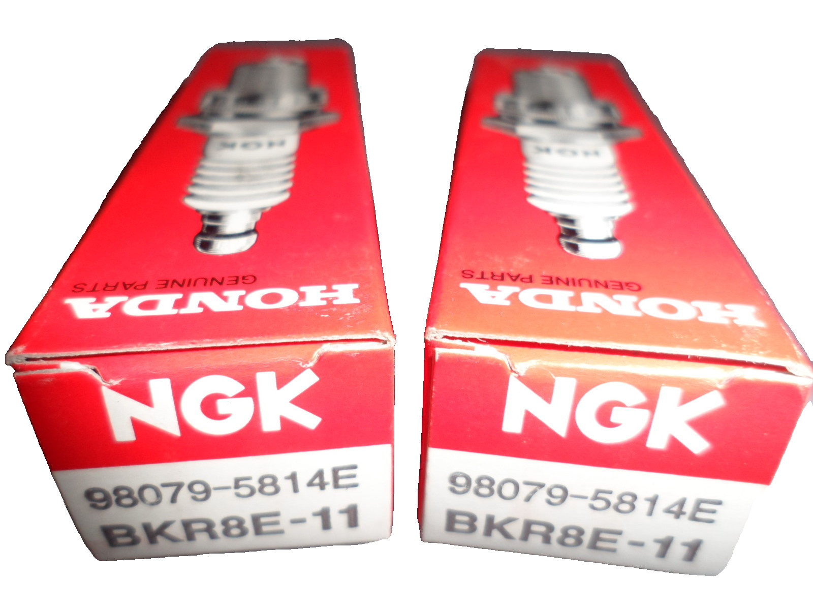 NOS Honda NGK BKR8E-11 Spark Plugs 2000-2007 XR650 98079-5814E Qty 2