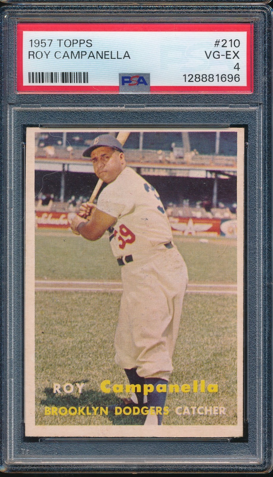 1957 Topps 210 Roy Campanella PSA 4 VG-EX - 128881696