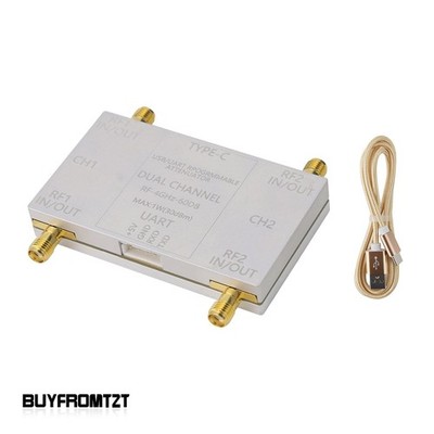 RF-4GHz-60DB Programmable Attenuator RF Attenuator (Main Unit + Type-C Cable) #v