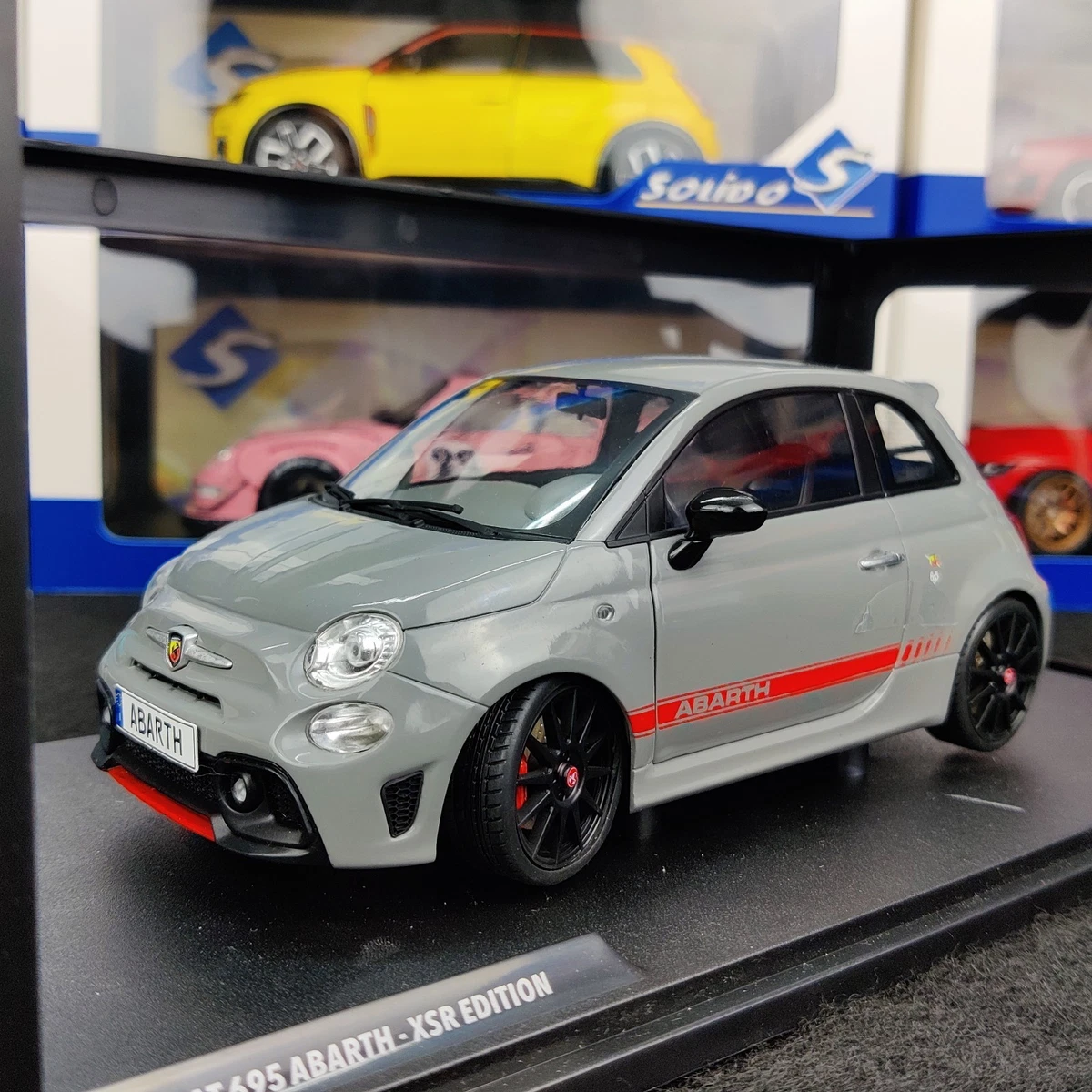 Abarth 595 blanche 2022 (Solido) 1/18e