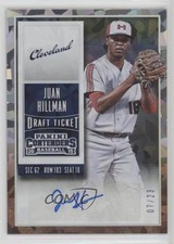 2015 Panini Contenders Draft Ticket Cracked Ice 7/23 Juan Hillman #26 Auto 0f8