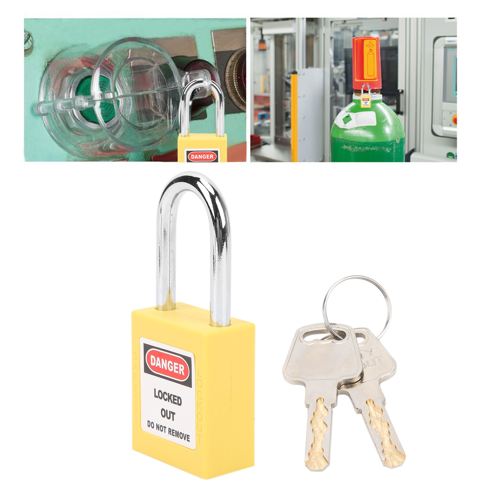 38mm Lockout Lock Insulation Safety Engineering LOTO Padlock For Machinery