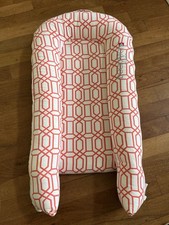 DockATot Deluxe Plus Dock Baby Lounger 0-8 Months Orange Portable W Case