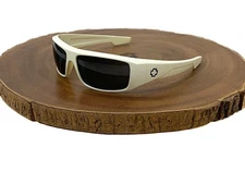 Spy Optic G2 Sunglasses Logan White Wrap Lightweight Made in Italy Full Rim