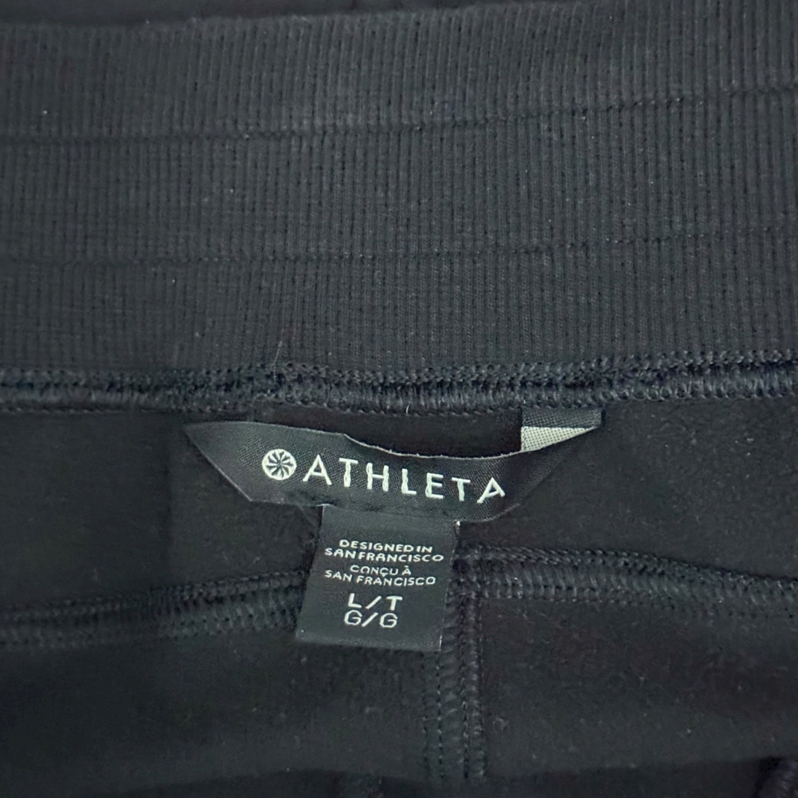 Athleta Pants Womens Large Solid Black Triumph Jo… - image 3