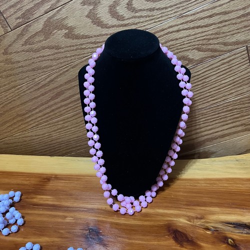 Lote De Colección Bisutería Con Cuentas Plástico Años 80 Collar y Brazalete Punk Glam - Imagen 5 de 8