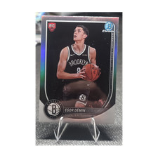 2025 Bowman Chrome Egor Demin Refractor Red Rookie SP #BRR-8